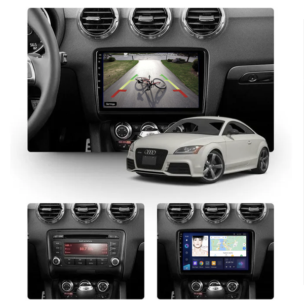 Touchscreen-Radio Android Auto Carplay Audi TT MK2 8J 2006 - 2014