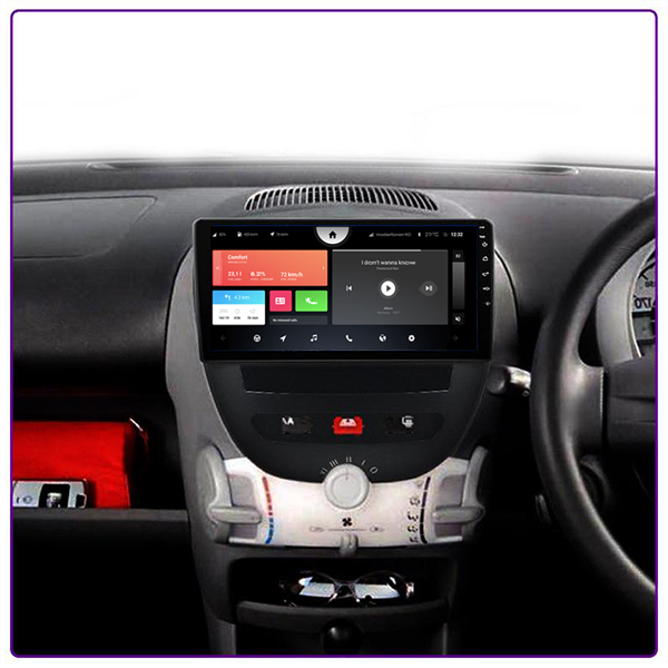 Toyota Aygo Citroen C1 C107 10 Inch 2005 - 2014 Android Navigation Touch Screen