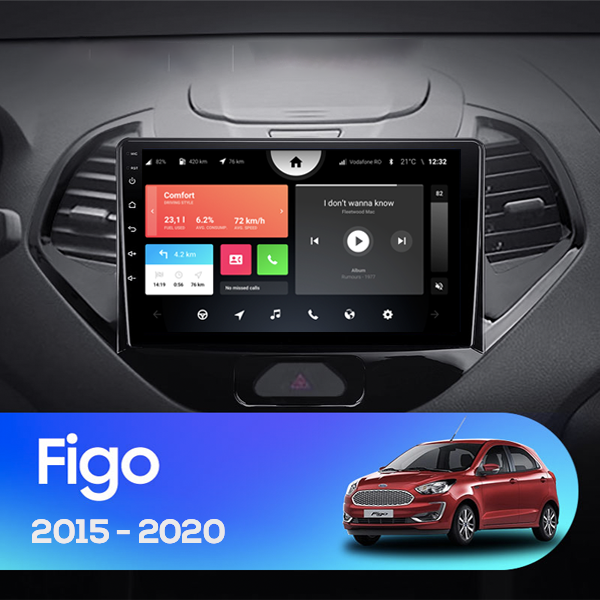 FORD FIGO 2015 - 2020 9 INCH ANDROID CAR STEREO NAVIGATION IN-DASH HEAD UNIT - OPTIMAL SERIES