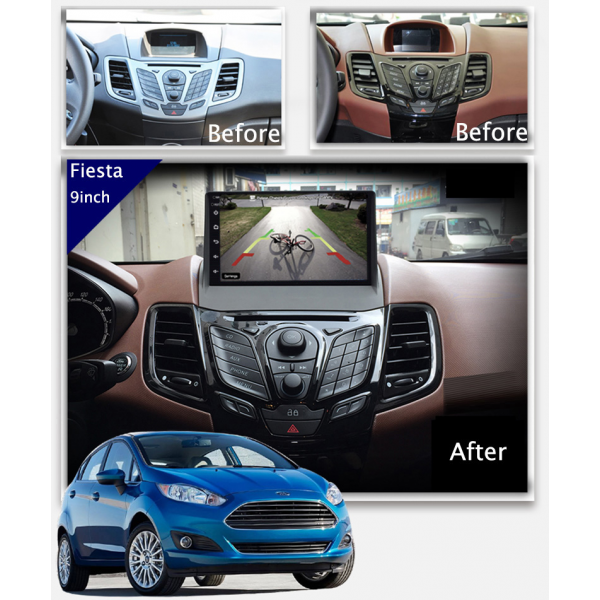 FORD FOCUS 2009 - 2017 9 INCH ANDROID APPLE CARPLAY CAR STEREO NAVIGATION IN-DASH HEAD UNIT - PREMIUM SERIES 