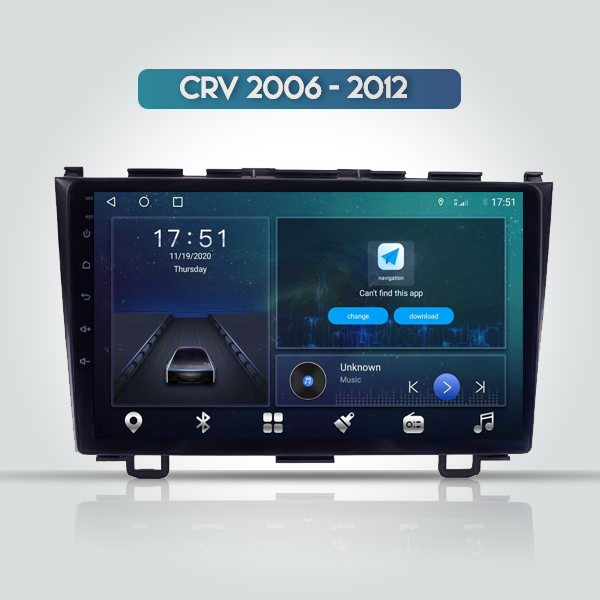 Honda CRV 2006 - 2012 9 Inch Android Multimedia Ca...