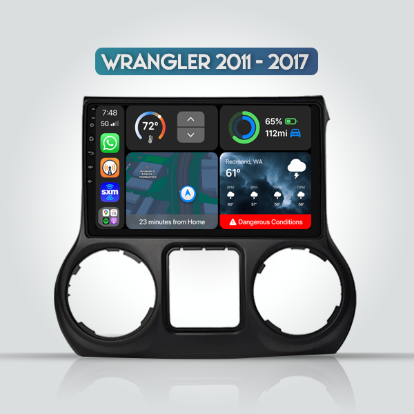 Jeep Wrangler JK 2011 - 2017 10.1 Inch Android Multimedia Apple Carplay Radio 