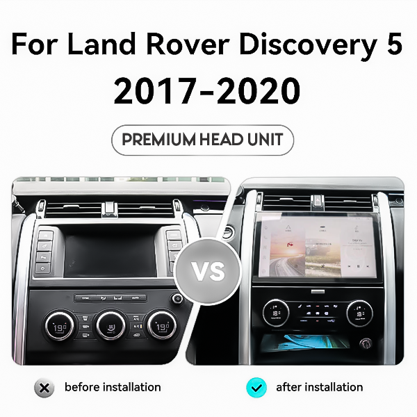 LAND ROVER DISCOVERY 5 ANDROID 13 12.3 INCH APPLE CARPLAY RADIO - ULTRA PREMIUM SERIES