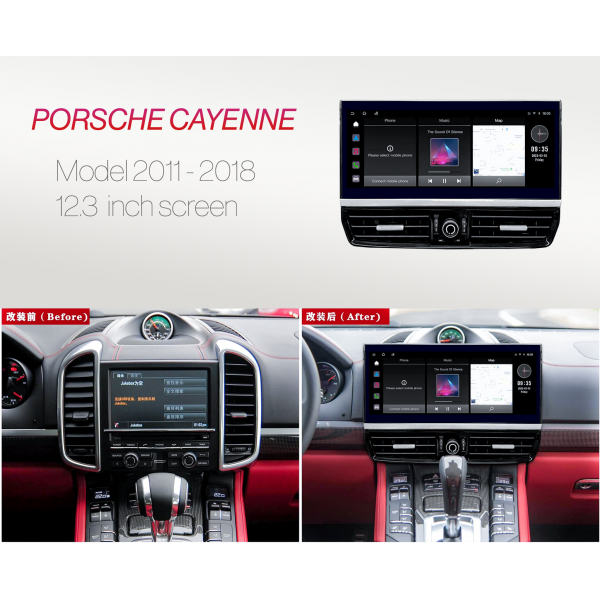 PORSCHE CAYENNE 3.0/4.0 12.3 INCH 2011 - 2018 ANDR...