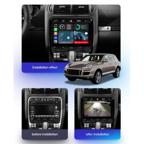 Porsche Cayenne 2002 - 2010 9 Inch Android Navigat...