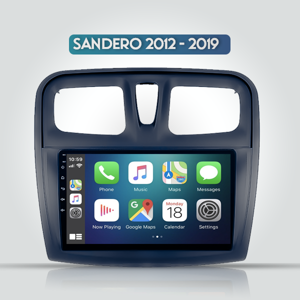 Renault Sandero Stepway 2012 - 2019 9 Inch Android Carplay Navigation Radio 