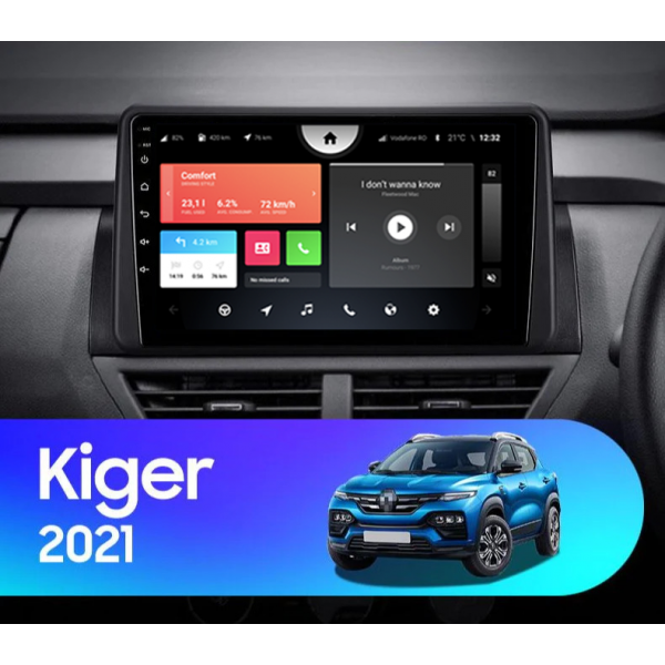 Renault Kiger 2020 - 2022 9 Inch Android Apple Car...