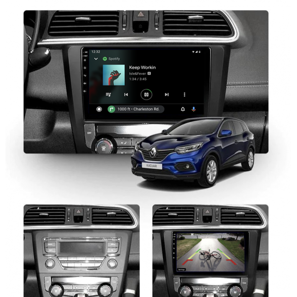 Renault Kadjar 2016 - 2017 9 Inch Android Satnav Radio Car Audio Sound System