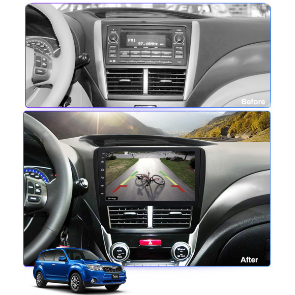 Subaru Forester 2008 - 2012 9 Inch Android Navigation Touch Screen Radio 