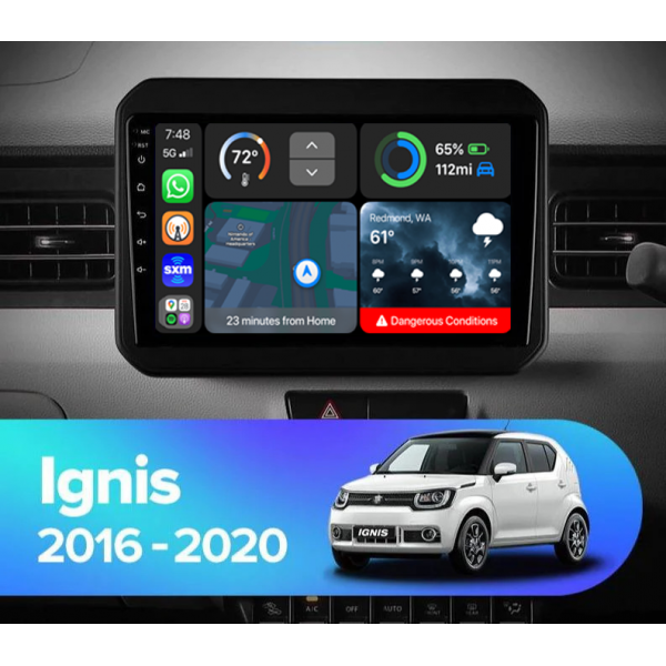 Suzuki Ignis 2016 - 2022 9 Inch Premium Android Ap...