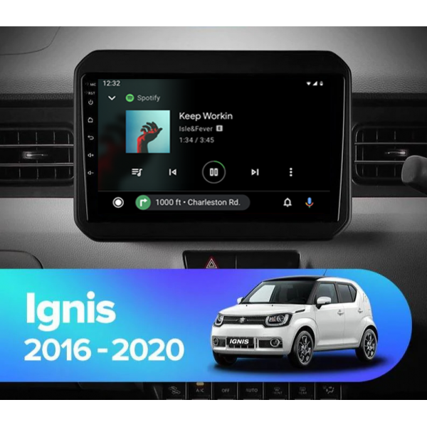 Suzuki ignis 2016 - 2022 9 Inch Android Auto Apple...