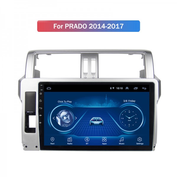 Toyota Prado 150 2014 - 2017 10.1 Inch Android Sat...