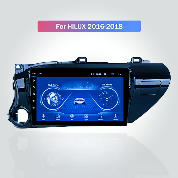 Toyota Hilux 2016 - 2019 10.1 Inch Android Satnav ...