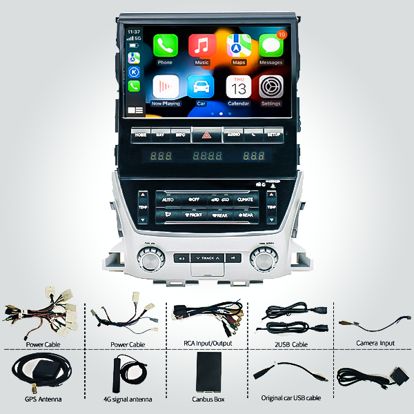 TOYOTA LAND CRUISER 200 VX 2016 - 2020 10 INCH ANDROID APPLE CARPLAY - ULTRA PREMIUM SERIES