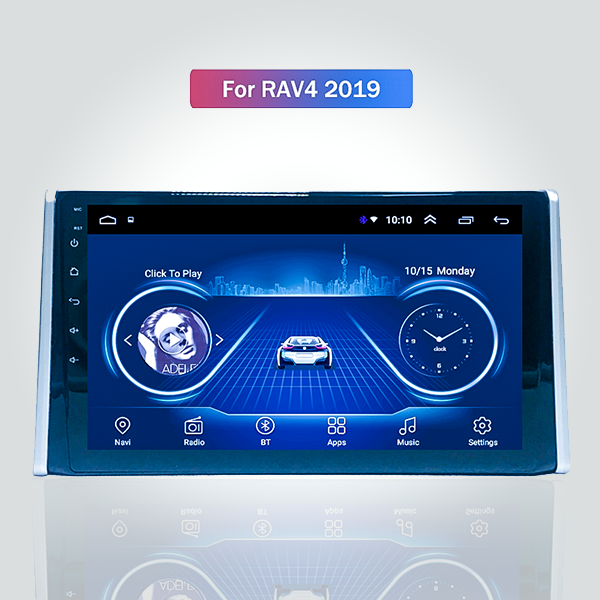 Toyota Rav4 2018 - 2019 10 Inch Android Satnav Rad...