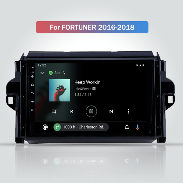 Toyota Fortuner 2015 - 2018 9 Inch Android Navigation Touch Screen Radio