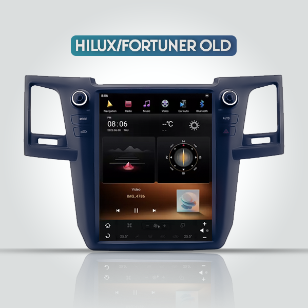 Toyota Hilux/Fortuner Tesla 2007 - 2015 Android Apple Carplay Navigation Radio