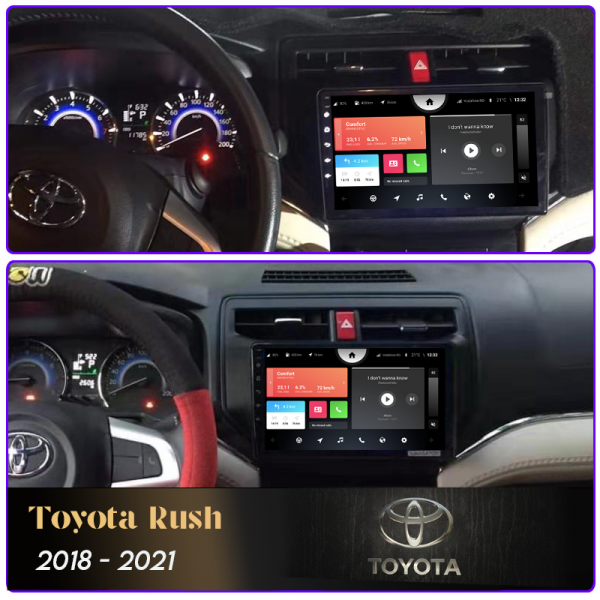 Toyota Rush 2018 - 2021 9 Inch Android Car Audio Sound System