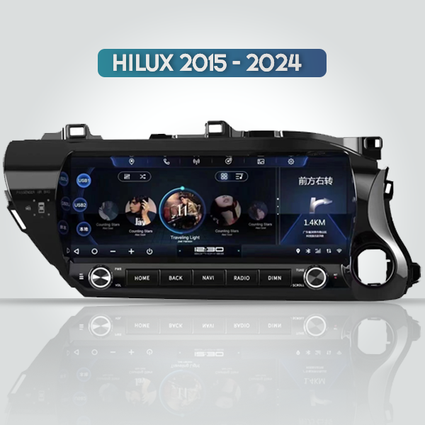 TOYOTA HILUX 2015 - 2024 12.3 INCH ANDROID APPLE CARPLAY - ULTRA PREMIUM SERIES 