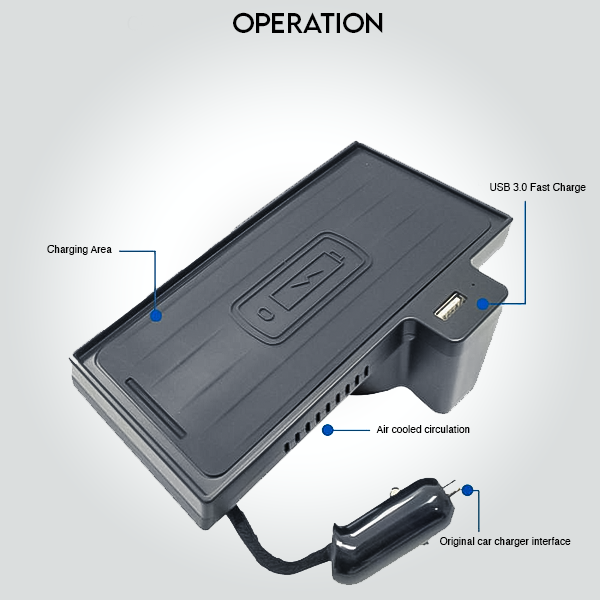 BMW E70 F15 2014 - 2018 Wireless Car Charger